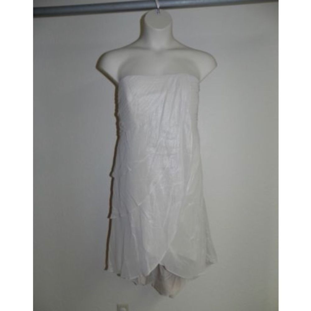 Davids Bridal Dress Plus Size 26 Champagne NWT